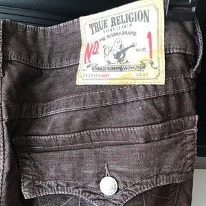 True Religion corduroy jeans